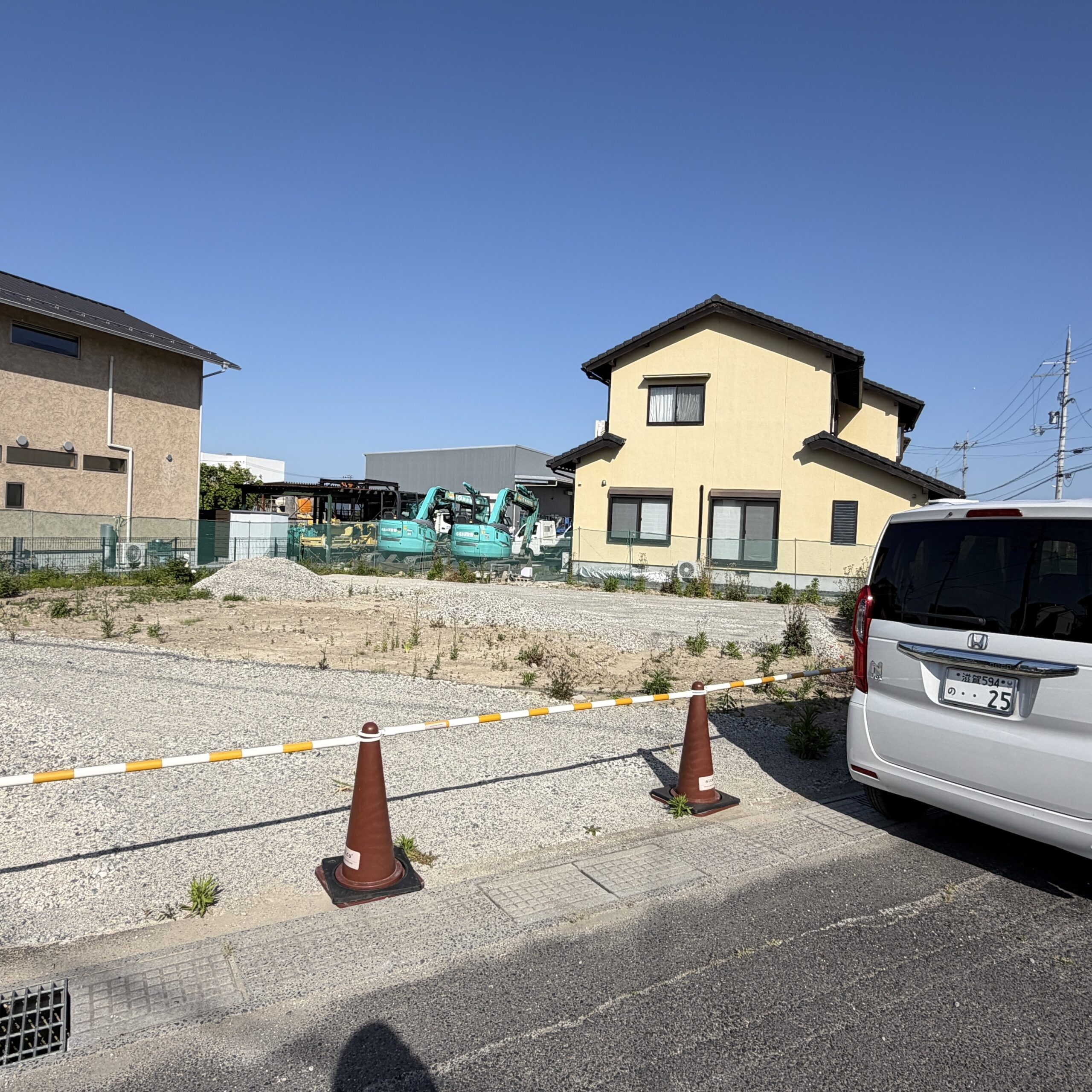 東近江市で基礎工事始まりました